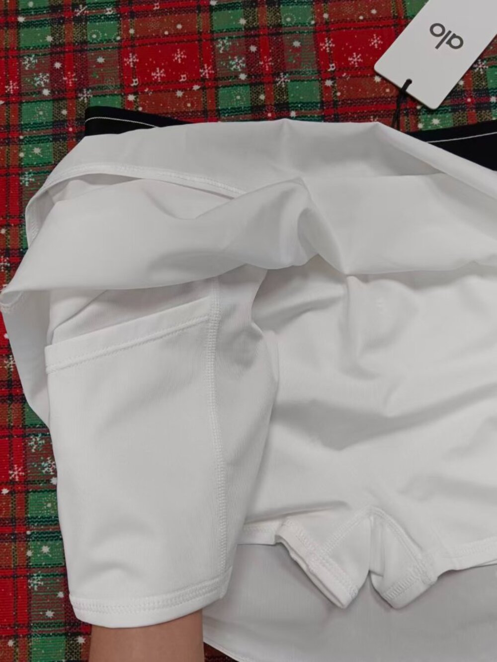 ALO Yoga Match Point High-Waisted Tennis Skirt White|New With Tags🤍 - Picture 4 of 9